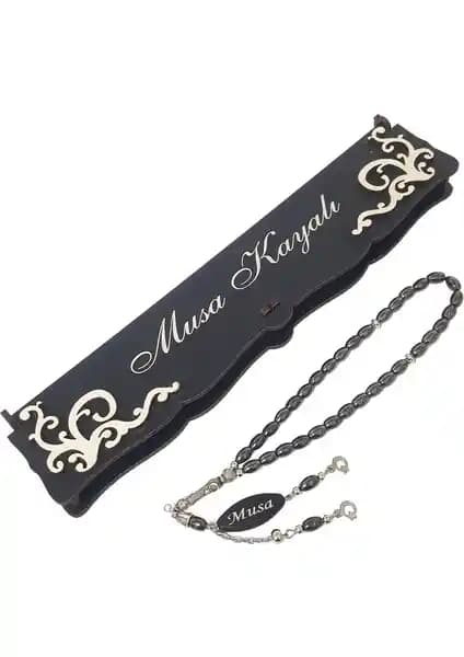 Kişiye Özel Ahşap Kutulu Hematit Taşı Tesbih ile Anlamlı Hediye Seçenekleri