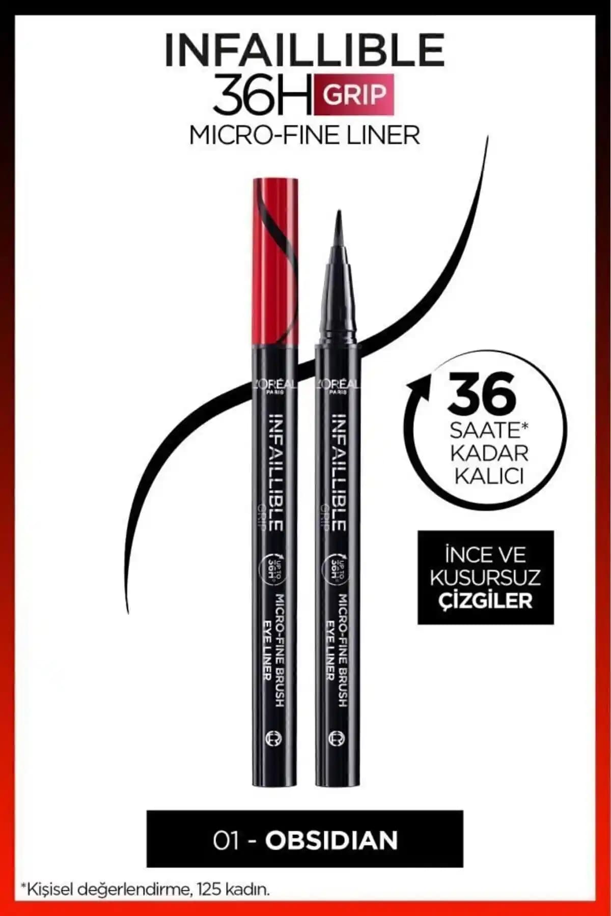 L'Oreal Paris Infaillible 36H Grip Micro Fine Eyeliner: İnce ve Kalıcı Makyaj İçin Uygun Bir Seçenek