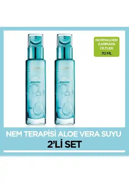 L'Oréal Paris Nem Terapisi Aloe Vera Suyu: Karma Ciltler İçin Günlük Nemlendirici Çözüm