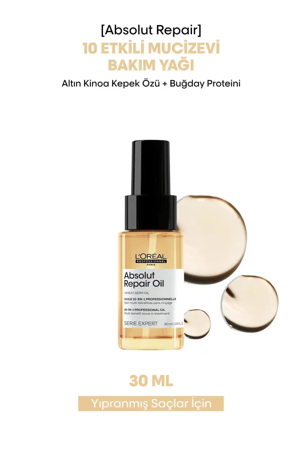 L'oreal Professionnel Absolut Repair Saç Bakım Yağı: Parlaklık ve Yumuşaklık Sağlayan Çok Fonksiyonlu Ürün