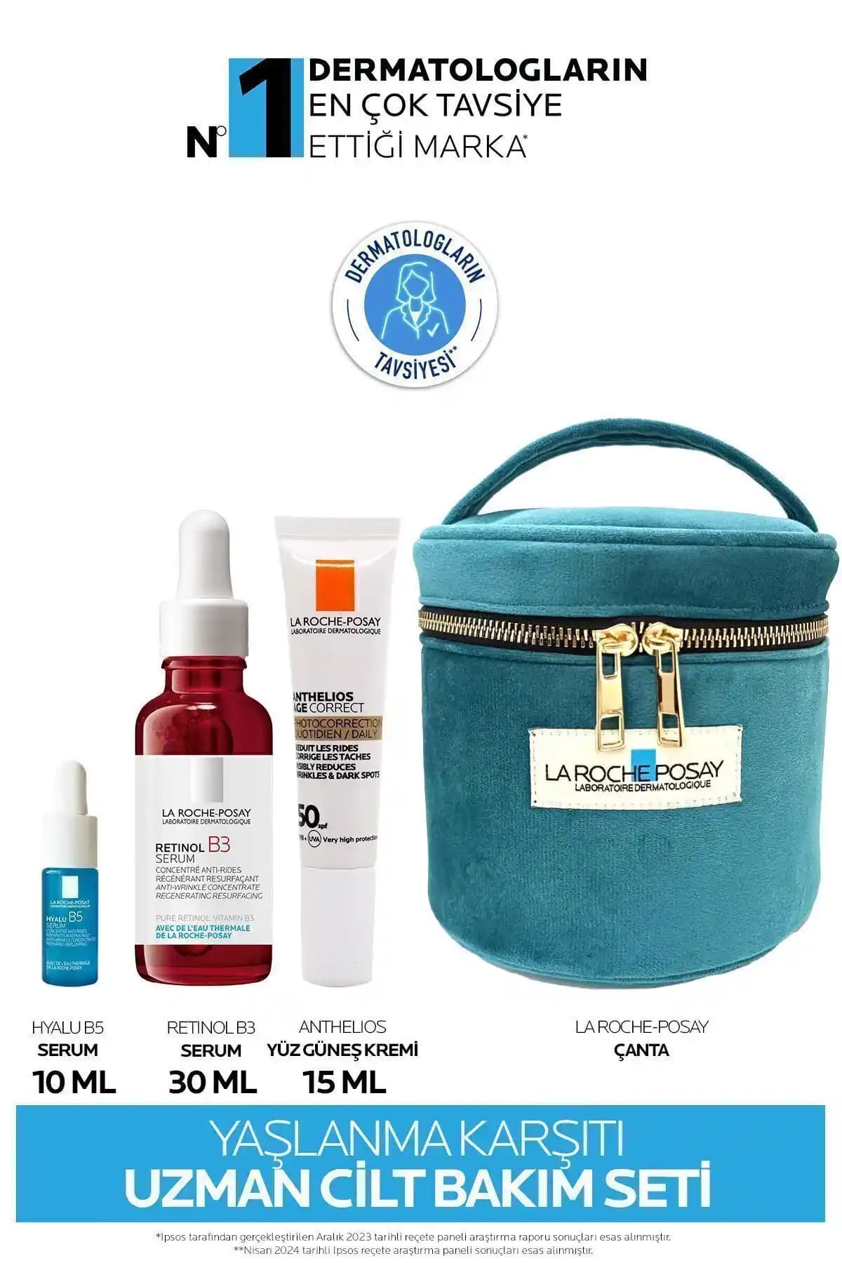 La Roche Posay Kırışıklık ve Yaşlanma Karşıtı Cilt Bakım Seti İncelemesi ve Faydaları