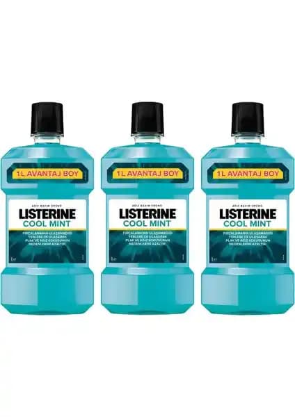 Listerine Cool Mint Ağız Gargarası Karşılaştırması: 1000 ml x 3 ve 6 Paketlerin Özellikleri ve Kullanıcı Yorumları