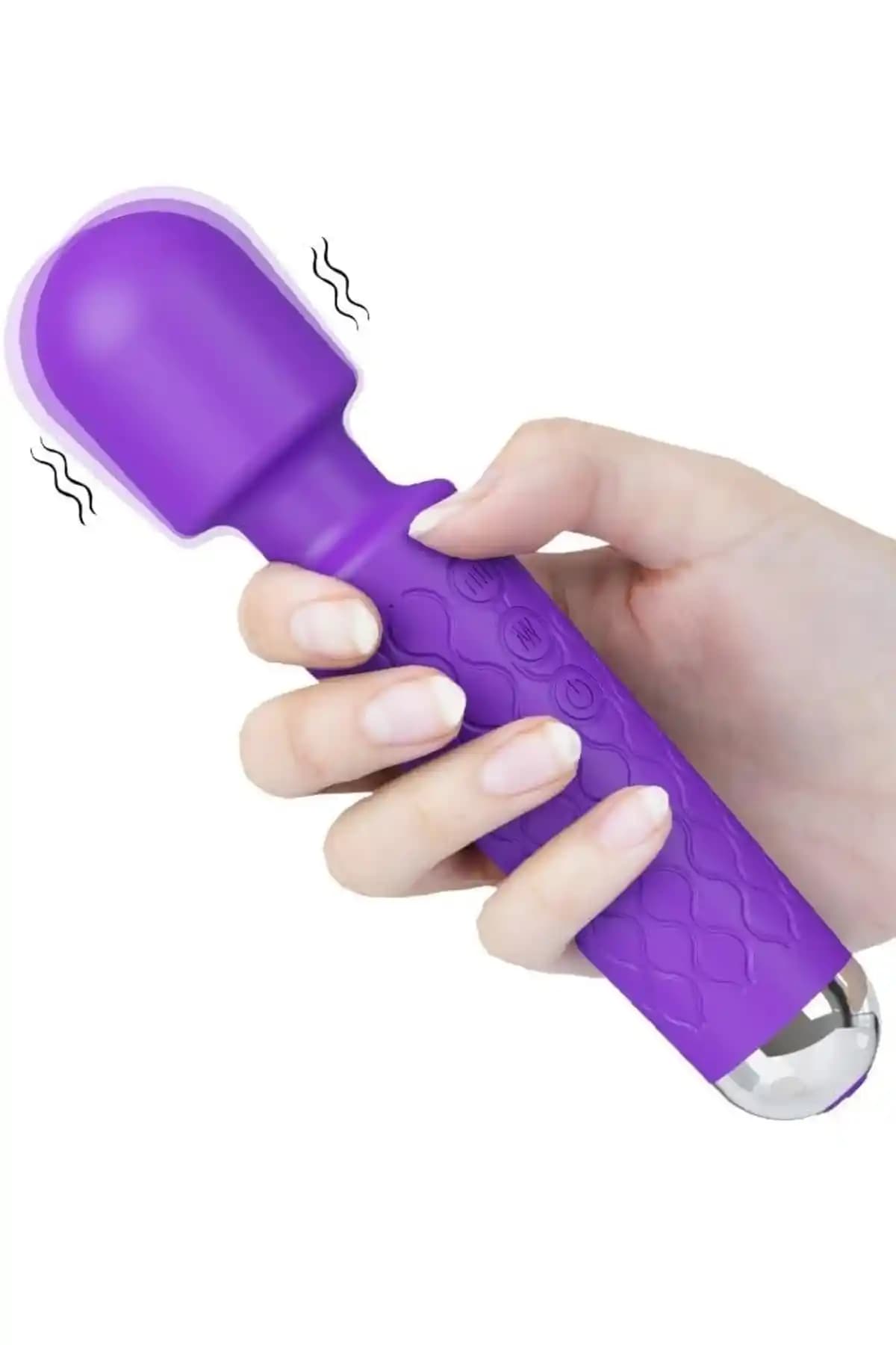 Lolita Shop Love Magic Mor Titreşim Fonksiyonlu USB Şarjlı Klitoris Uyarıcısı ve Orgazm Masaj Vibratörü