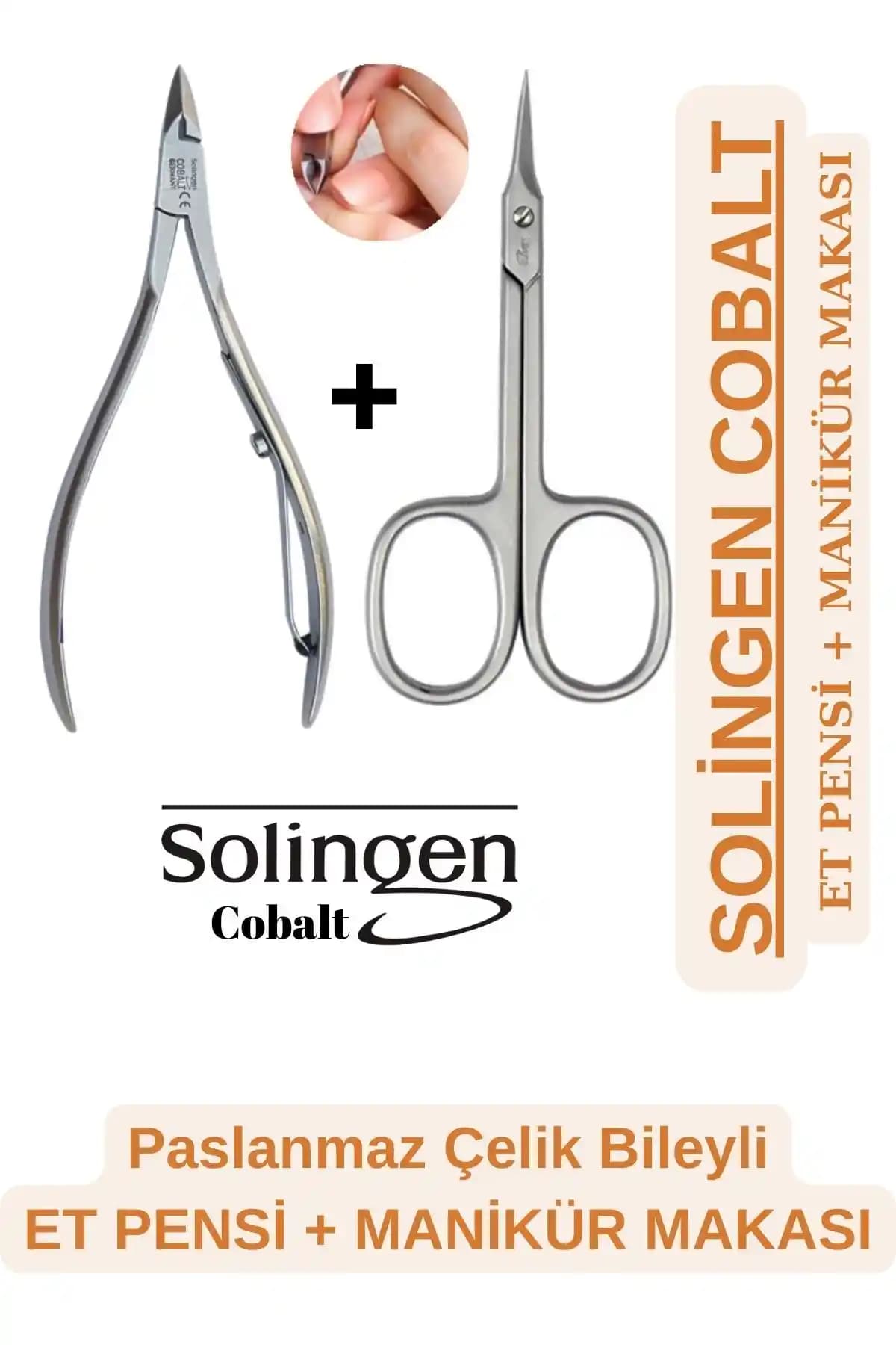 Luchs Solingen Cobalt 2'li Manikür Pedikür Seti: Yüksek Kalite ve Dayanıklılık