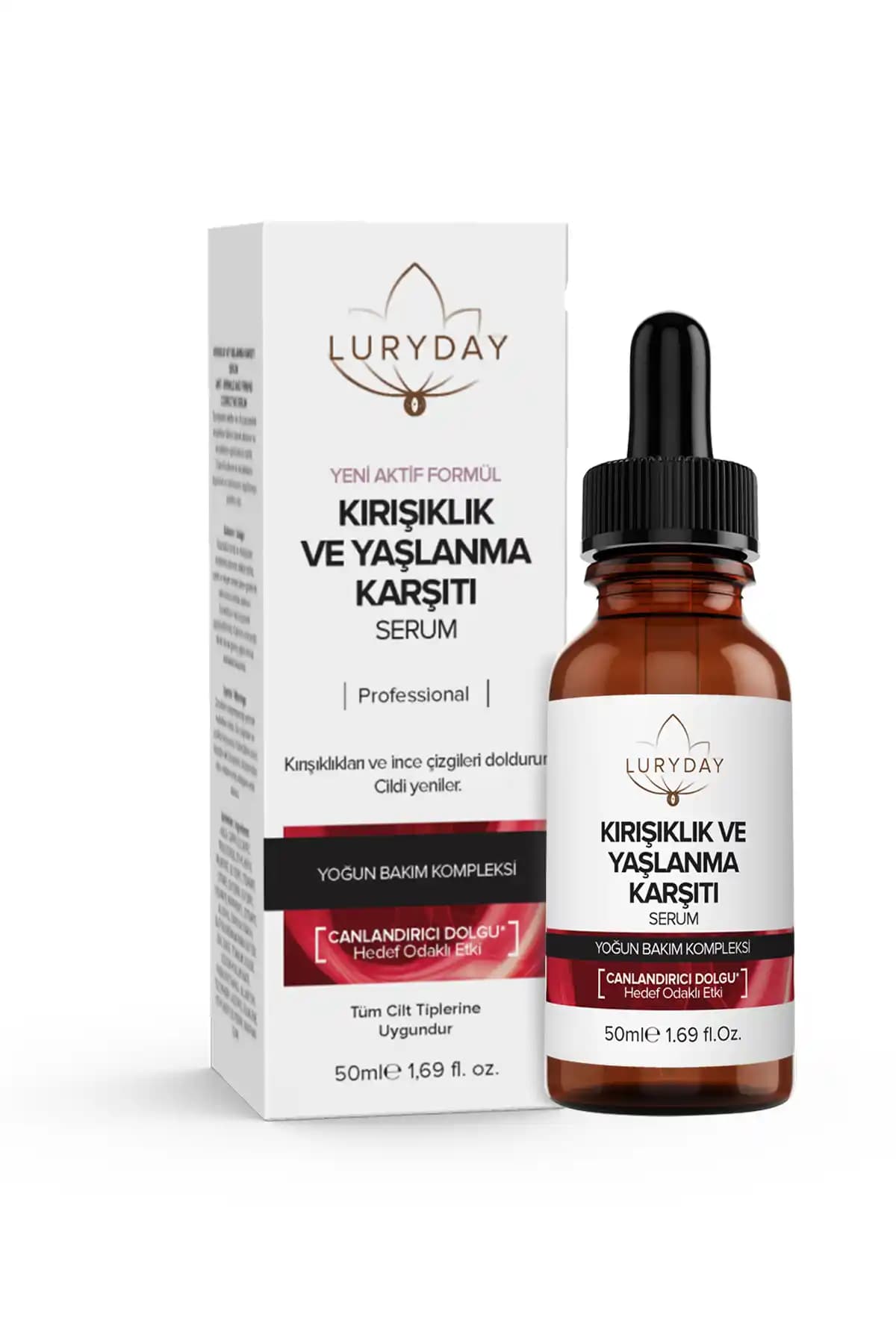 LURYDAY Profesyonel Kırışıklık ve Yaşlanma Karşıtı Serum ile Genç ve Sağlıklı Cilt