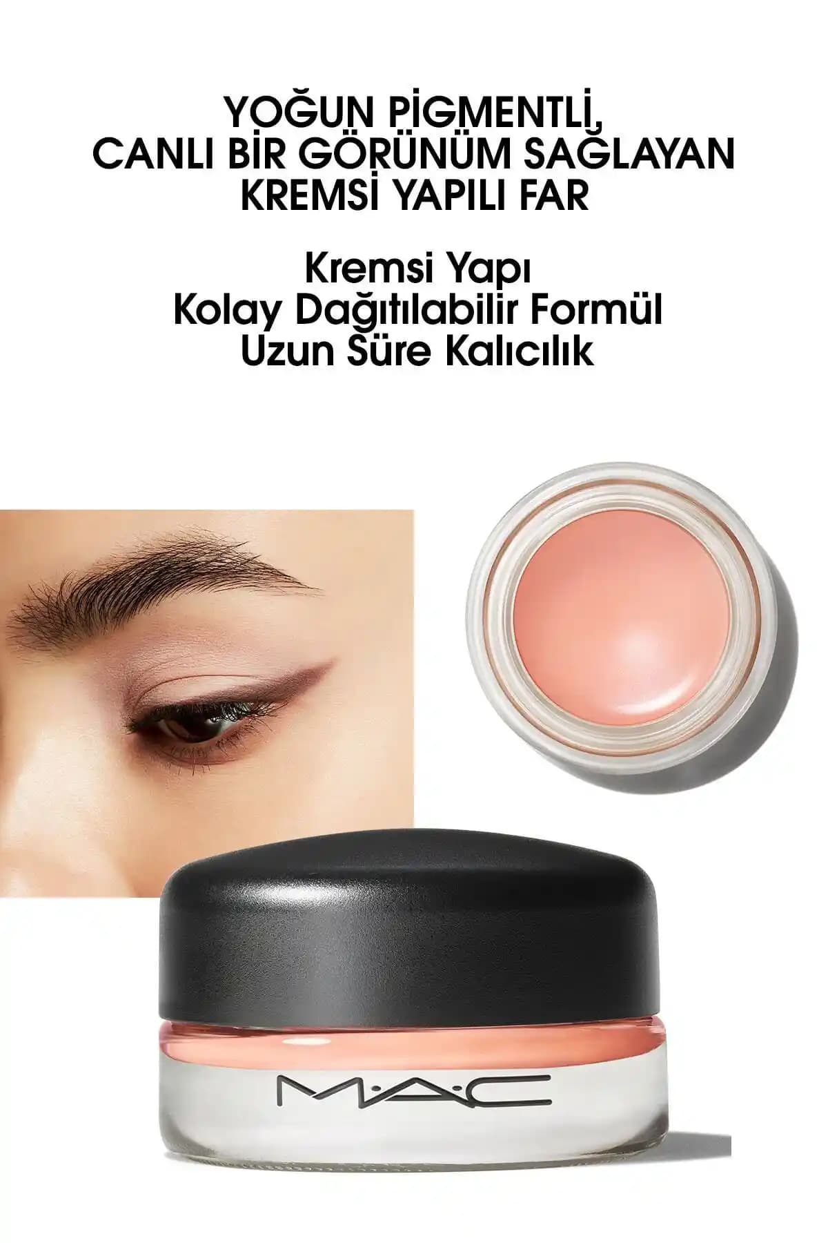 Mac Pro Longwear Paint Pot: Uzun Süre Kalıcı ve Yoğun Pigmentli Kremsi Göz Farı