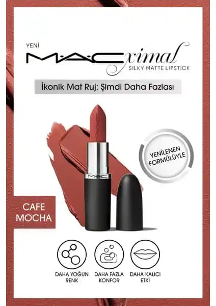 MAC Ximal Silky Matte Dudak Ruj: Yoğun Renk ve Bakım Özellikleriyle Günlük Kullanım