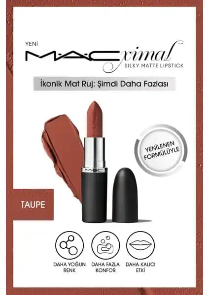 MAC Ximal Silky Matte Dudak Rujları: Yoğun Renk ve Bakım Sunan Modern Formül