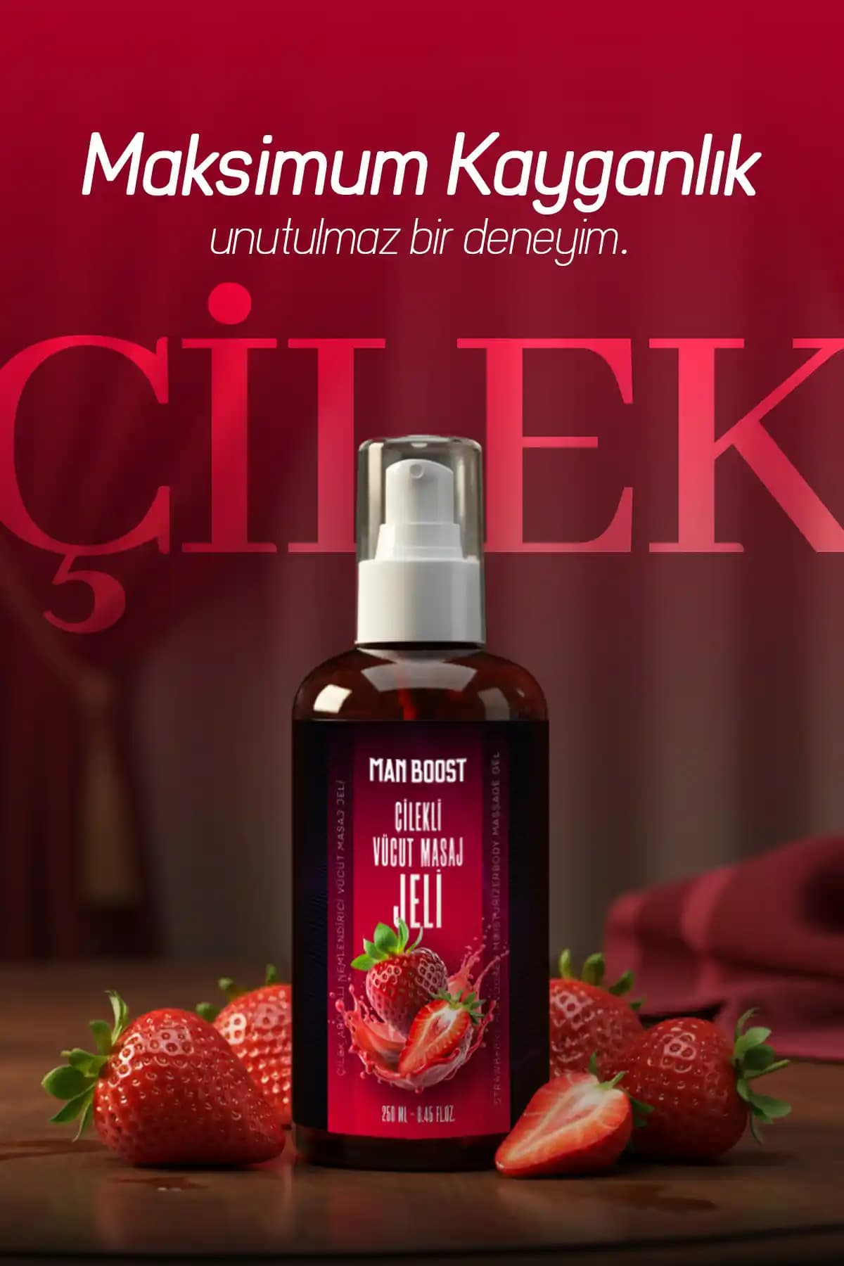 ManBoost Çilek Aromalı Su Bazlı Kayganlaştırıcı ve Masaj Jeli Özellikleri ve Kullanım Avantajları
