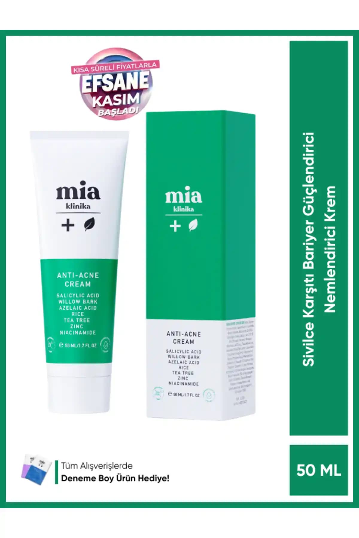 Mia Klinika Akne ve Yağlı Ciltler İçin Bariyer Güçlendirici Nemlendirici Krem İncelemesi ve Kullanım Yöntemleri
