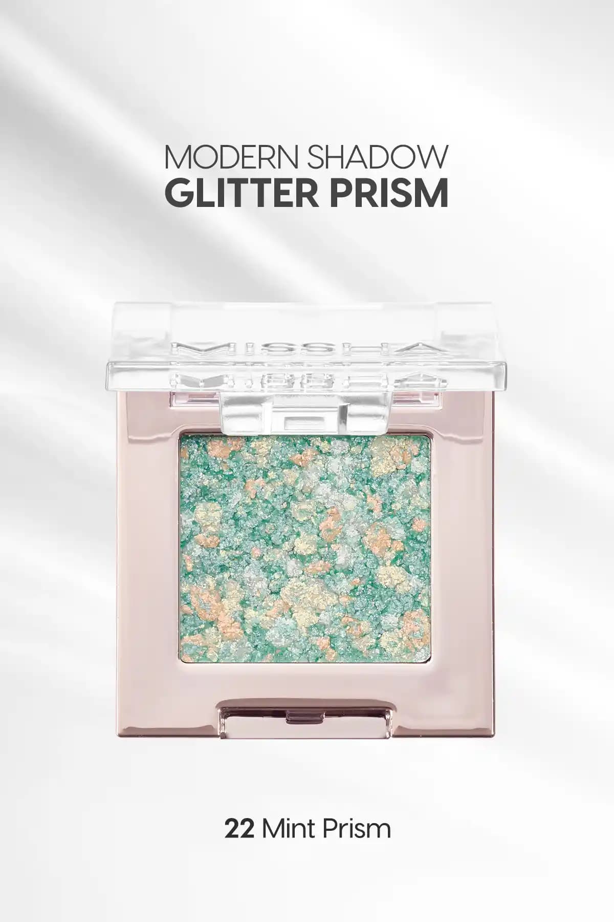 Missha Glitter Far No.22 Mint Prism: Uzun Süre Dayanan Parlak ve Pürüzsüz Göz Makyajı Ürünü