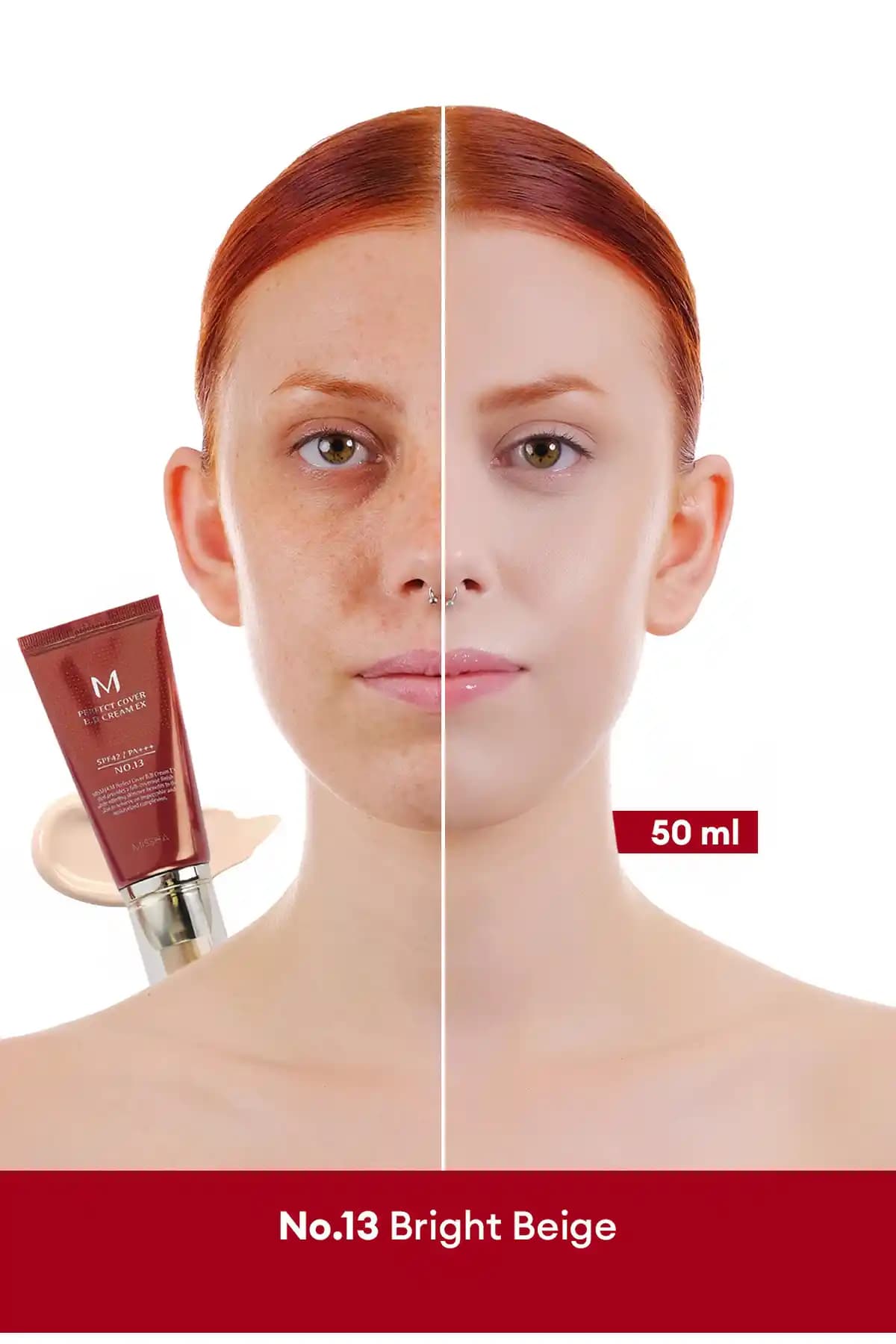 Missha M Perfect Cover BB Krem SPF42 PA+++ No.13: Yüksek Kapatıcılık ve Doğal Görünüm