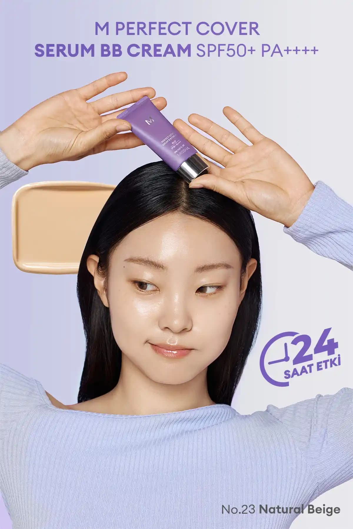 Missha M Perfect Cover Serum BB Cream SPF50+ PA++++ Yaşlanma Karşıtı ve Aydınlık Görünüm Sunan Ürün