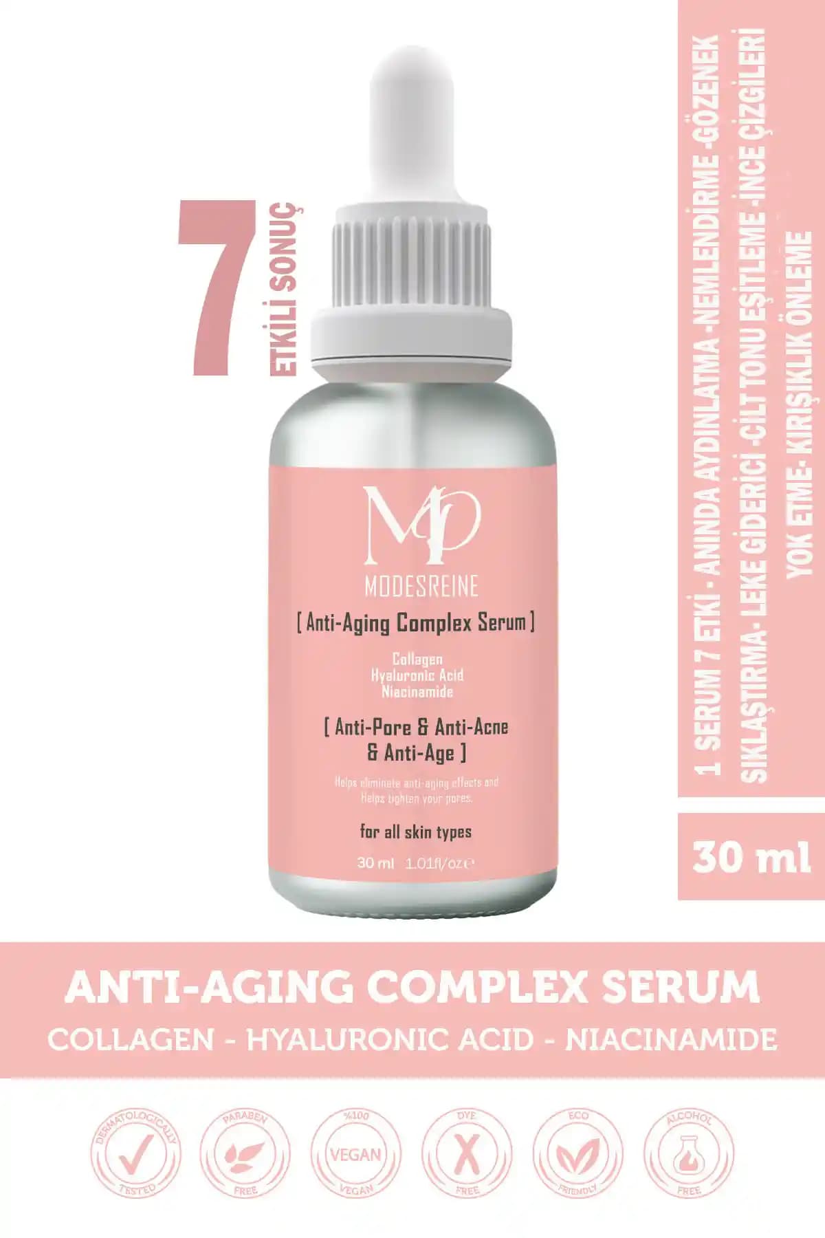 Modes Reine Yaşlanma ve Kırışıklık Karşıtı Serum: Cilt Yenileme ve Gençlik İçin Etkili Çözüm