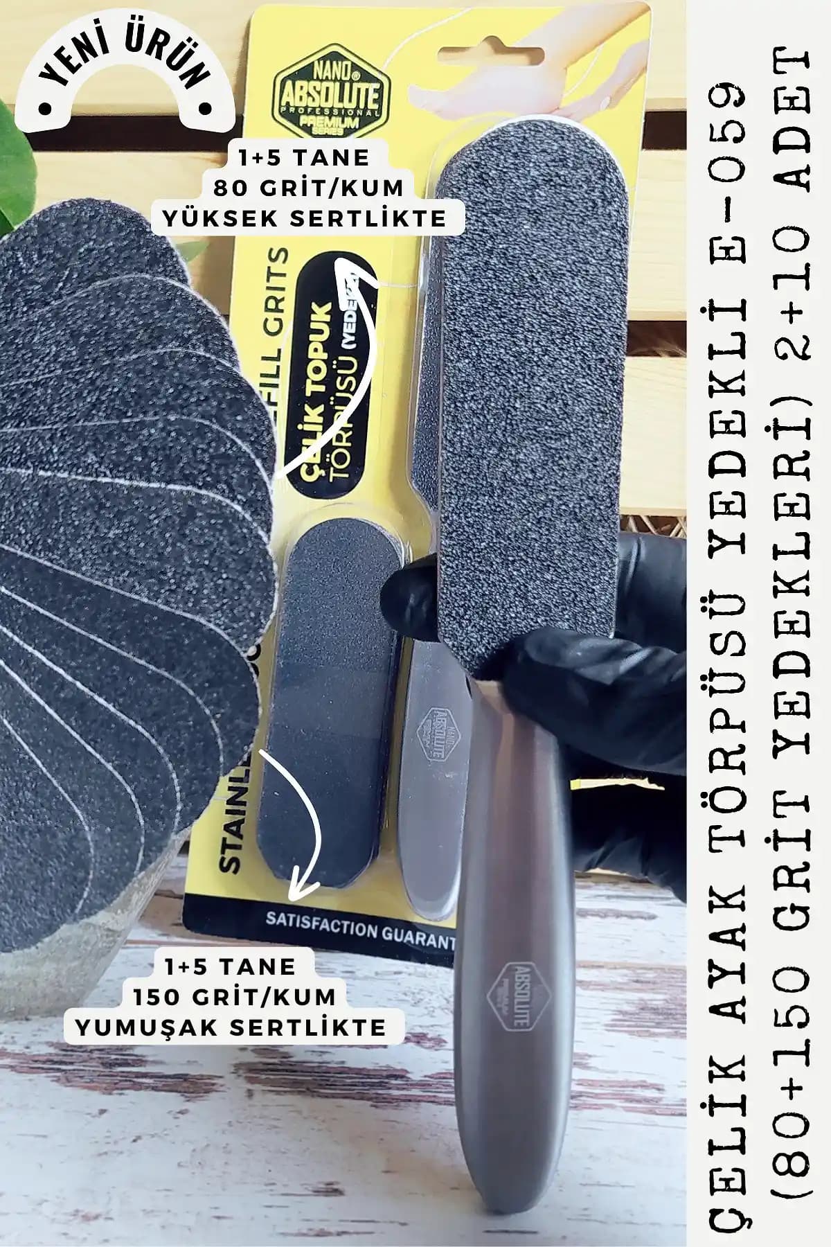 Nano Absolute Çelik Topuk Törpüsü Yedekli: Ayak Sağlığı ve Güzelliği İçin Profesyonel Çözüm