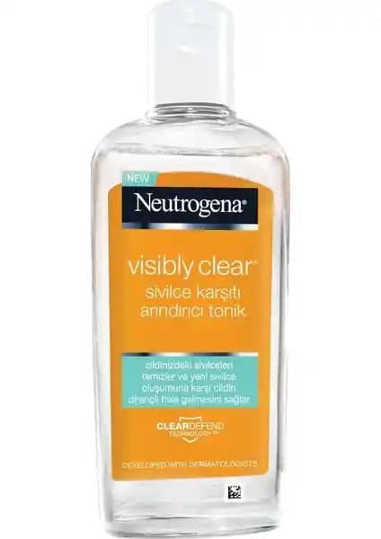 Neutrogena 200 ml Arındırıcı Tonik Siyah Noktalar ve Sivilcelerle Mücadelede Etkili Çözüm