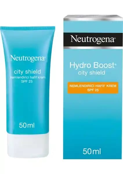 Neutrogena Hydro Boost City Shield SPF25 Güneş Kremi: Kuru Ciltler İçin Güçlü Koruma ve Nemlendirme Çözümü