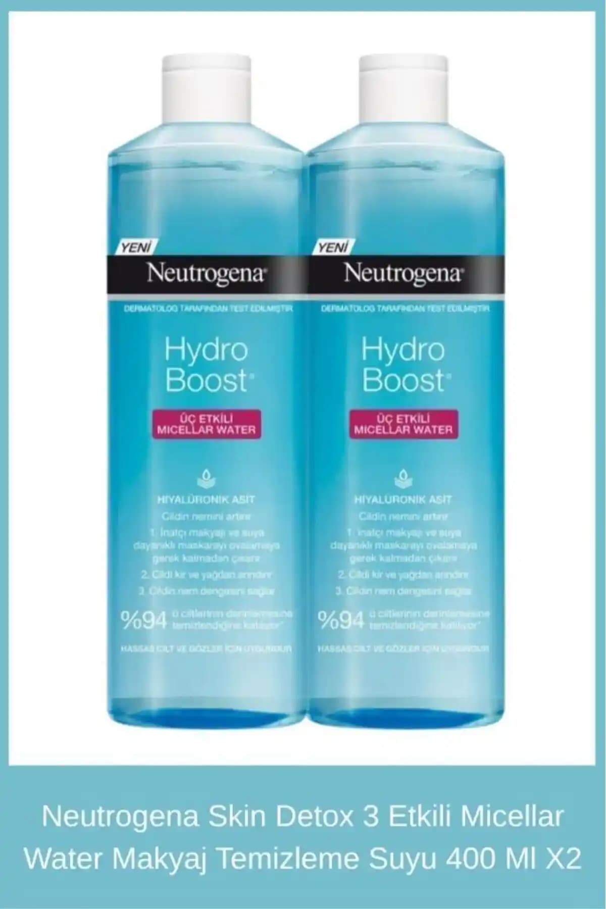 Neutrogena Skin Detox Micellar Water: Hassas Ciltler İçin Etkili ve Pratik Temizlik Çözümü