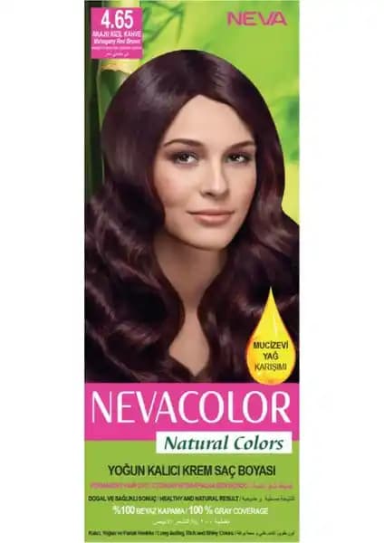 Nevacolor Natural Colors 4.65 Akaju Kızıl Kahve: Kalıcı ve Doğal Saç Boyası Ürünü Özellikleri ve Kullanımı