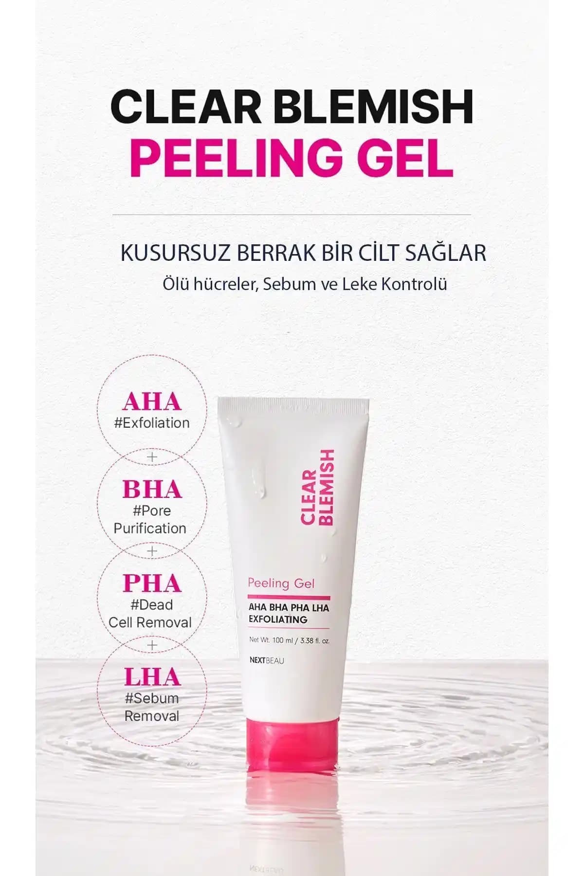 Nextbeau Yoğun Temizleyici Jel: Derinlemesine Temizlik ve Cilt Bakımı İçin Uygun