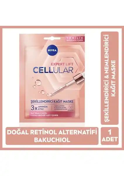 Nivea Cellular Doğal Retinol Alternatifi Yüz Maskesi: Nemlendirici ve Yaşlanma Karşıtı Etkiler