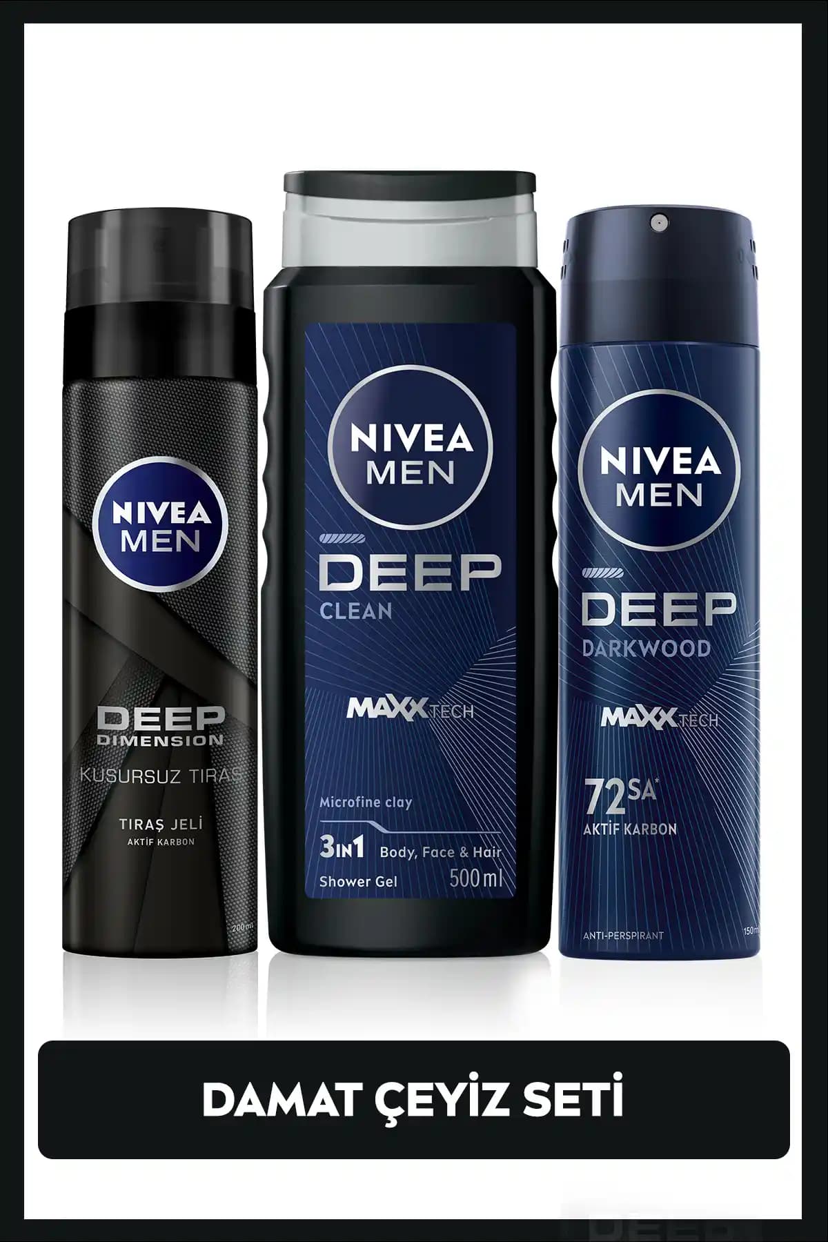 NIVEA MEN Erkek Damat Çeyiz Seti: Günlük Bakım ve Ferahlık İçin Kapsamlı Çözüm