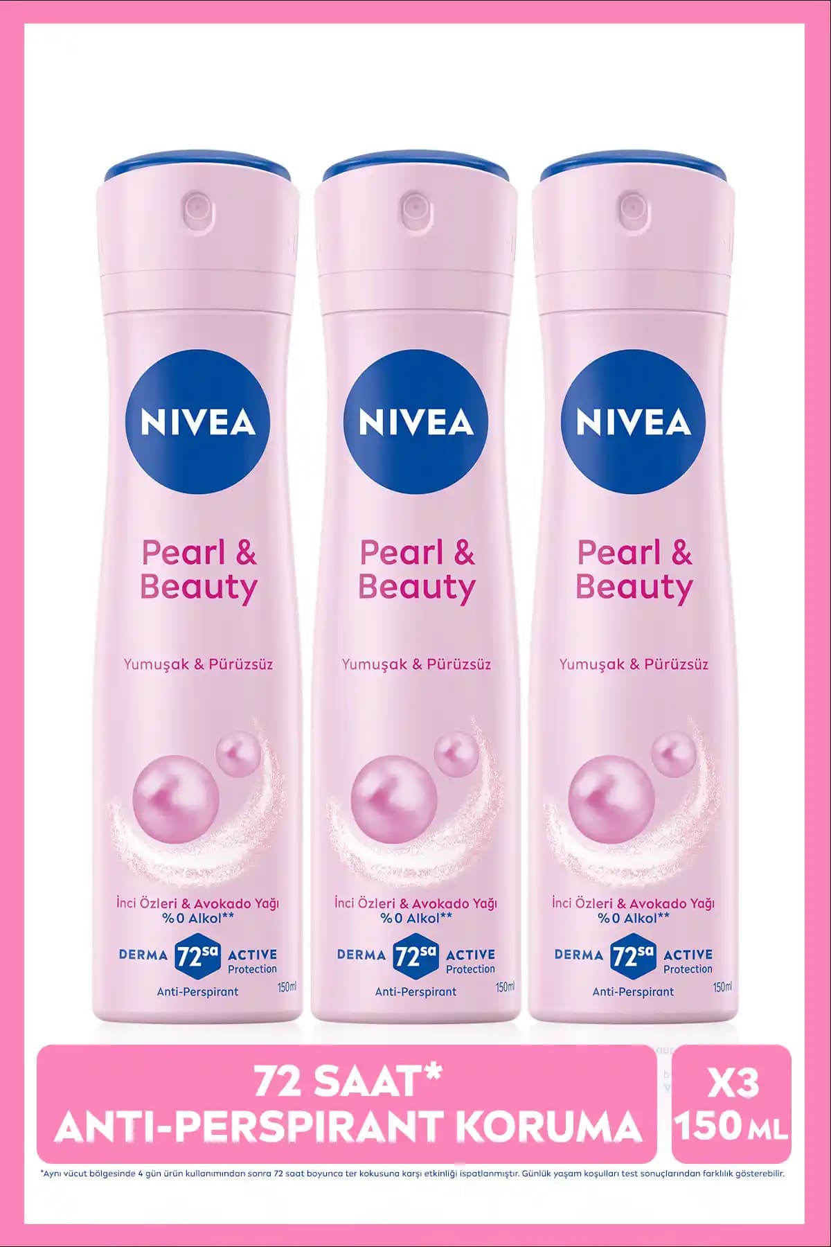 NIVEA Pearl&Beauty Kadın Sprey Deodorantı: Günlük Koruma ve Ferahlatıcı Etki