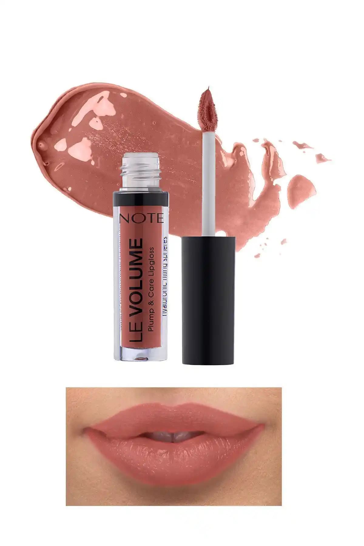 Note Cosmetics Le Volume Plump & Care Lipgloss Dudaklarda Doğal Parlaklık ve Bakım Sağlar