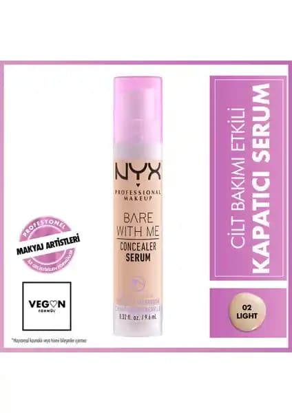 NYX Bare With Me Kapatıcı Serum ve Mini Transparan Pudra Karşılaştırması