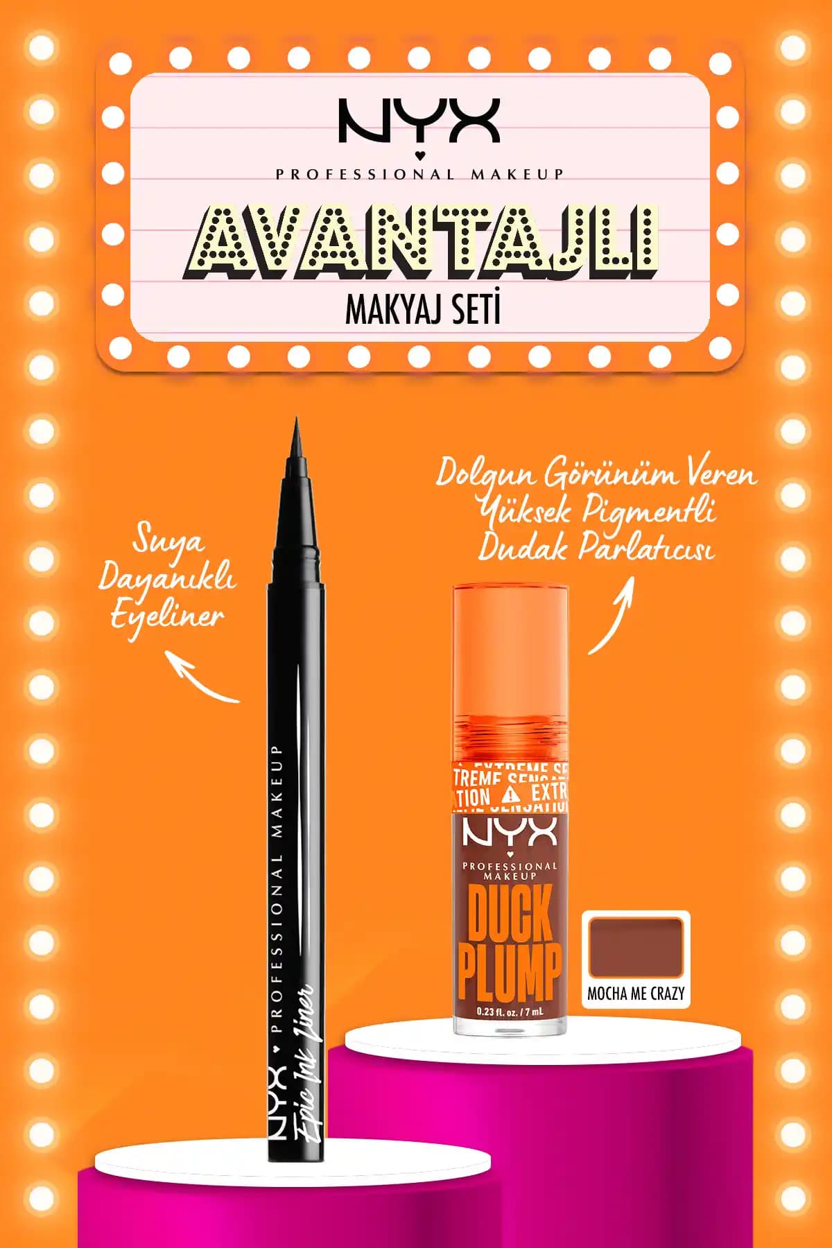 NYX Epic Ink Liner ve Duck Plump Dudak Parlatıcısı ile Makyajda Yeni Dönem