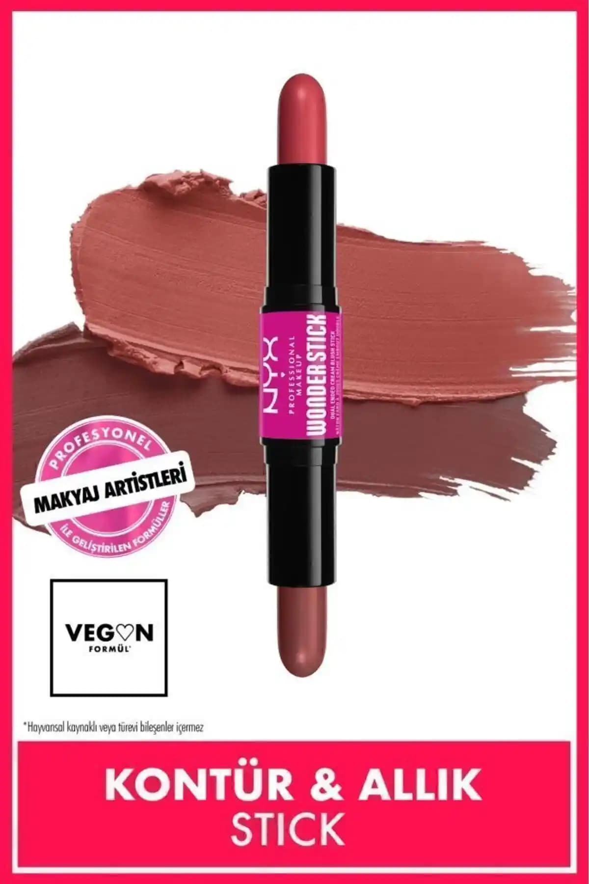 NYX Wonder Stick Çift Taraflı Krem Allık ile Doğal ve Pratik Makyaj Çözümleri