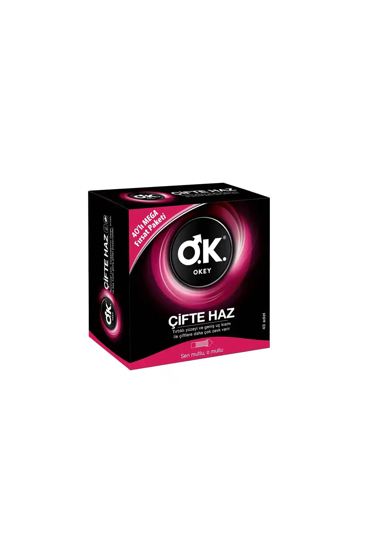Okey Çifte Haz 40'lı Prezervatif: Güvenli ve Konforlu Cinsel Deneyim İçin Uygun Ürün