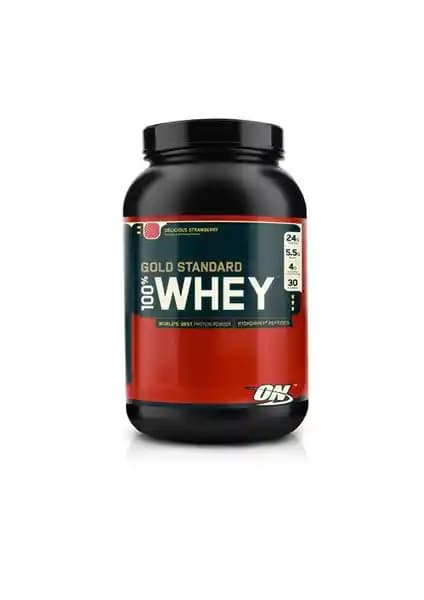 Optimum Nutrition %100 Whey Protein Gold Standart Çilek 908g Sporcu ve Sağlıklı Yaşam İçin Uygun