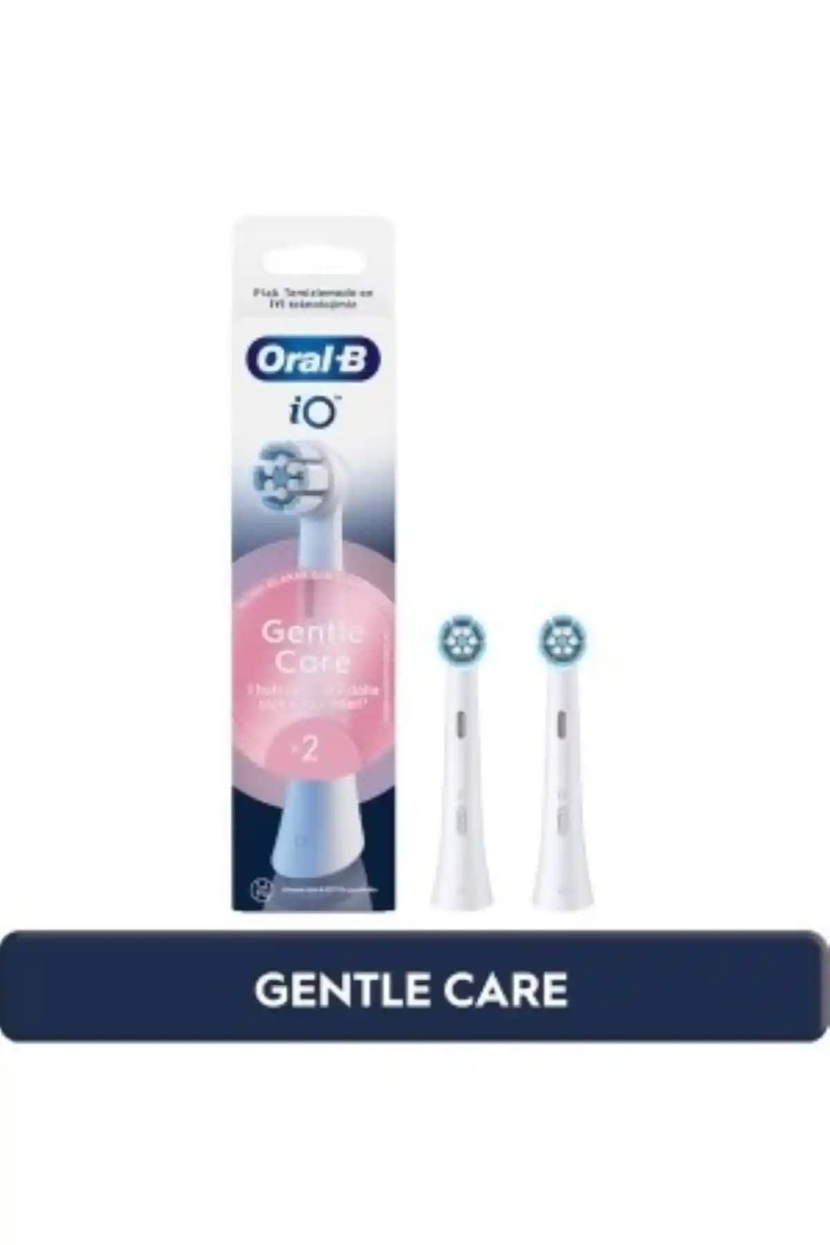 Oral-B iO Gentle Care Beyaz Diş Fırçası Yedek Başlığı Hassas Dişler İçin Uygun ve Güvenilir