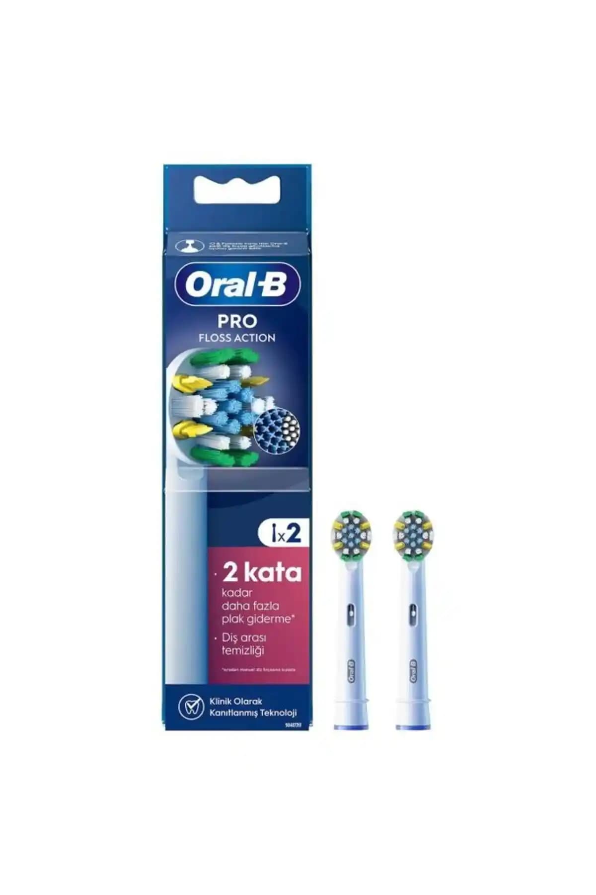Oral-B Pro Floss Action X-filament Şarjlı Diş Fırçası Yedek Başlıkları - Uzun Ömürlü ve Etkili Ağız Bakımı