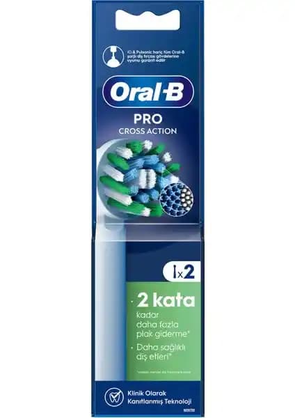 Oral-B Şarjlı Diş Fırçası Yedek Başlığı Cross Action X-Filament Özellikleri ve Temizlik Performansı