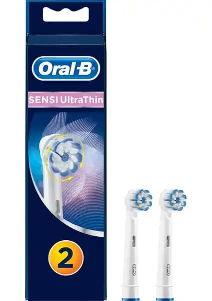 Oral-B Sensitive Ultra Thin 2'li Diş Fırçası Yedek Başlıkları Hassas Dişler İçin Güvenilir Temizlik Çözümü