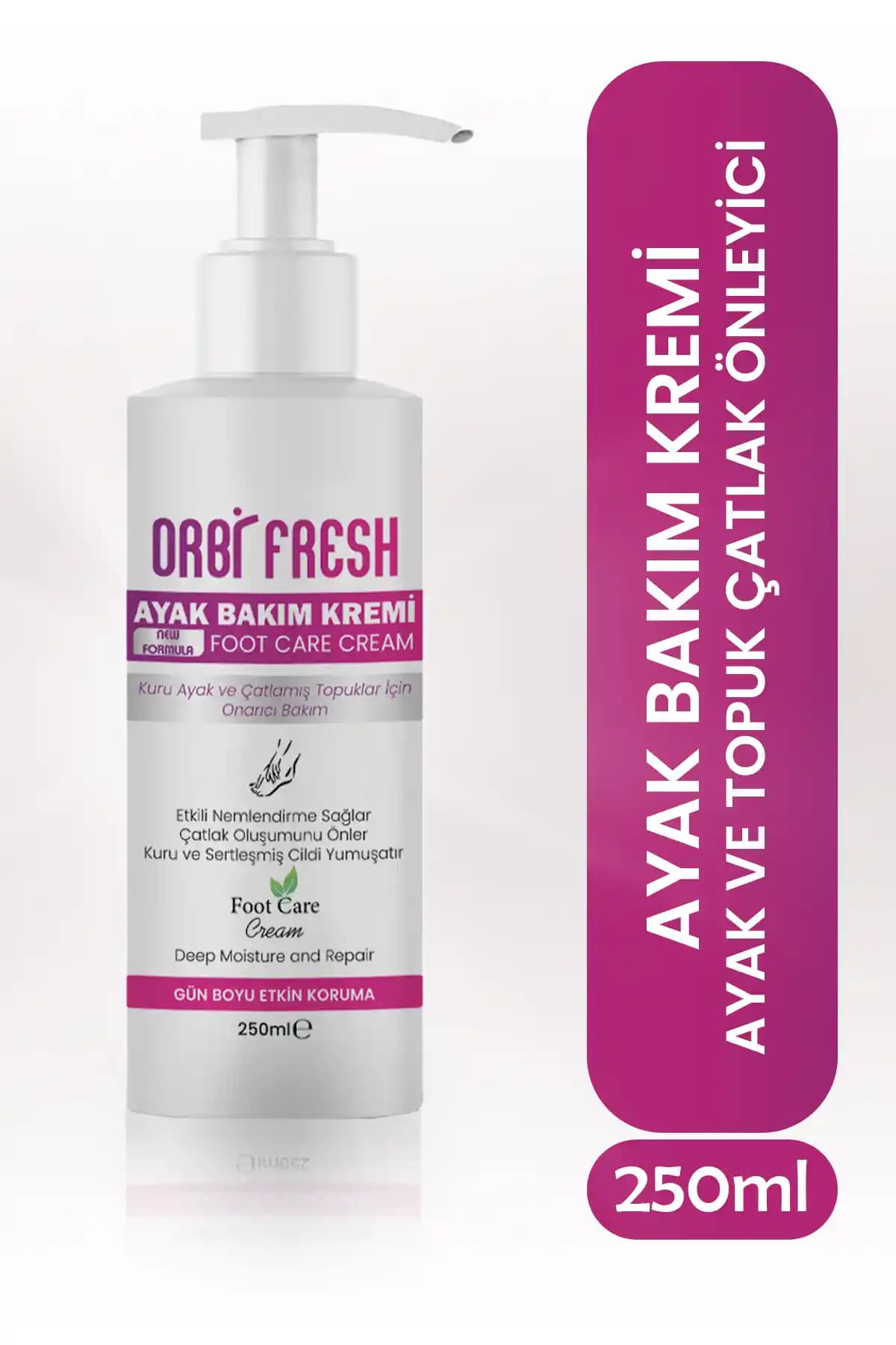 ORBIFRESH Ayak Bakım Kremi: Çatlakları Onaran ve Nemlendiren Sağlıklı Ayaklar İçin