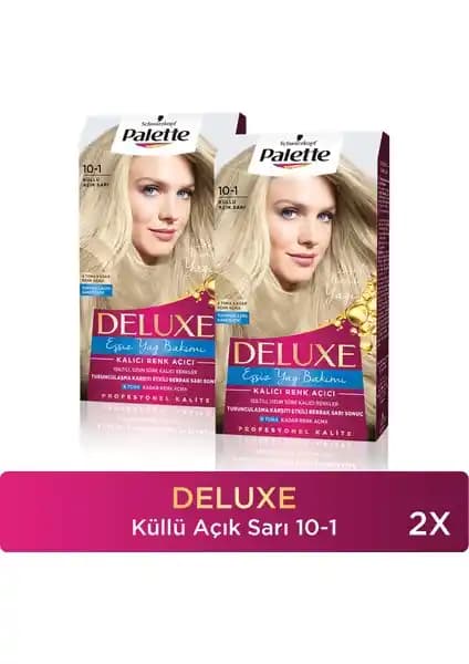 Palette Deluxe Saç Boyası 10-1 Küllü Açık Sarı: Uzun Süre Kalıcı ve Parlak Saç Rengi