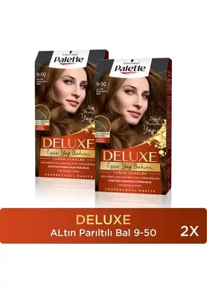 Palette Deluxe Saç Boyası Karşılaştırması: Altın Parıltılı Bal ve Ateş Kızılı