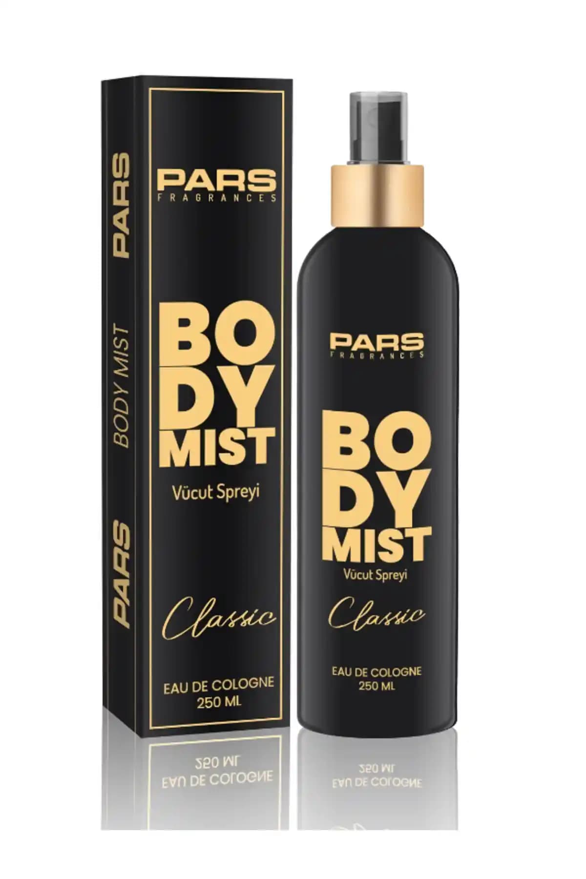 Pars Body Mist Classıc Cologne: Ferahlatıcı ve Kalıcı Günlük Kullanım Vücut Spreyi