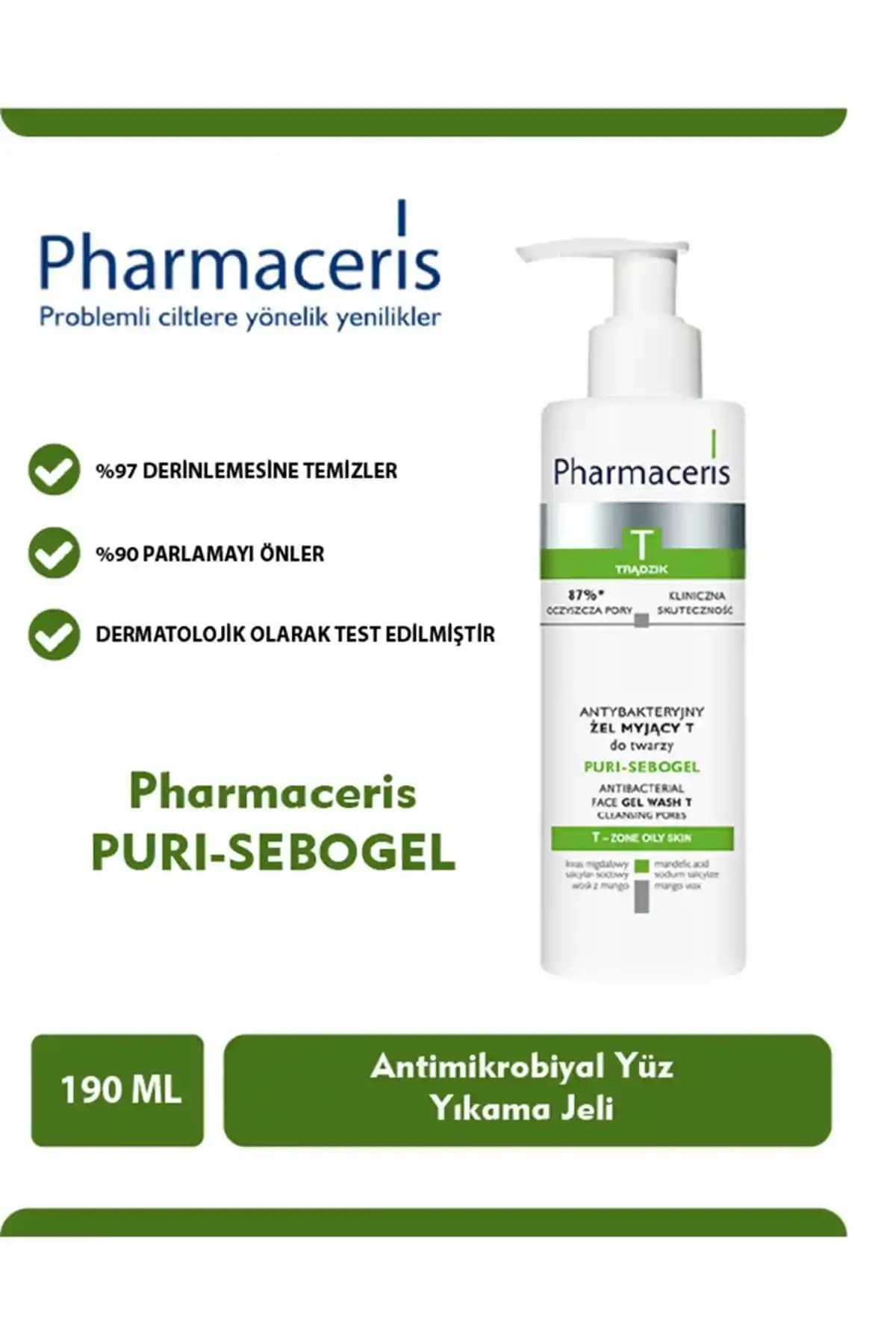 Pharmaceris Puri Sebogel Deep Yüksek Arıncı Temizleyici Yüz Jeli Cilt Bakımında Yeni Dönem
