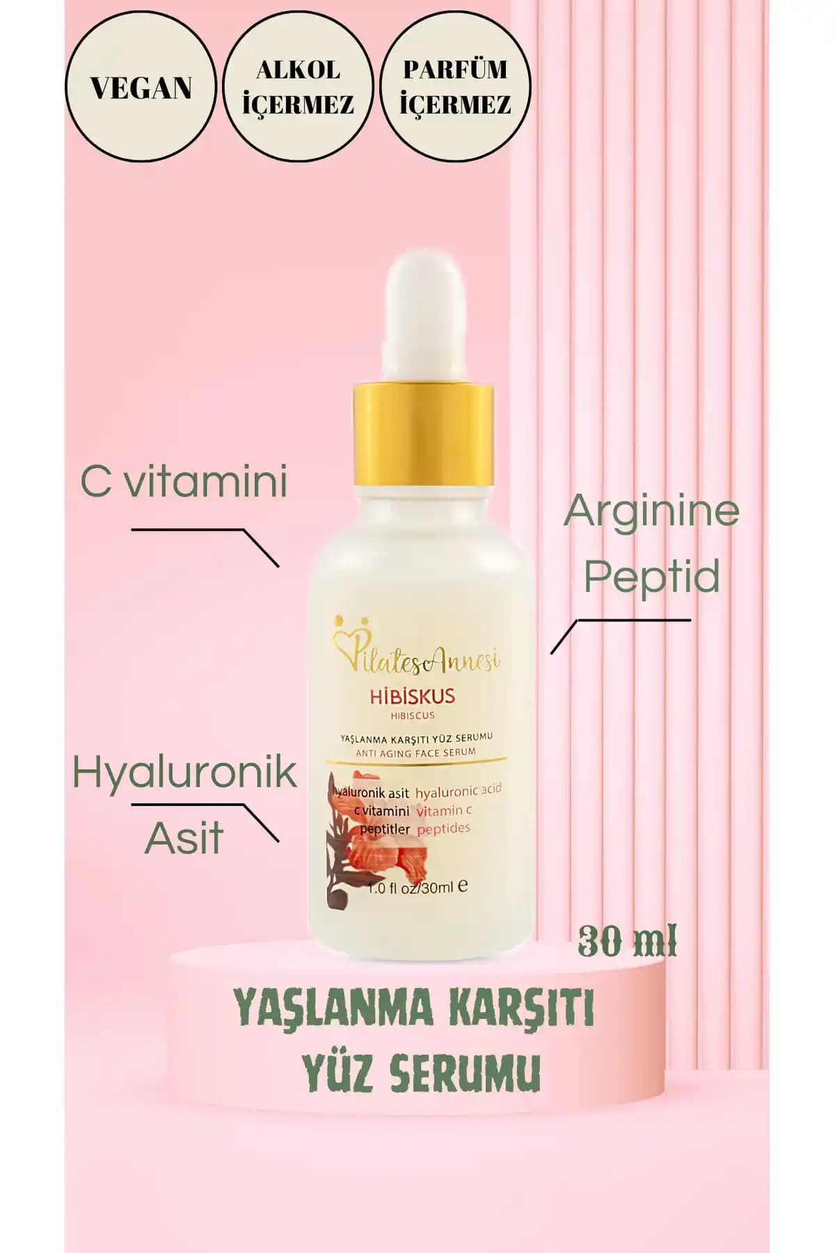 Pilatesannesi Yaşlanma Karşıtı Yüz Serumu: Doğal İçeriklerle Cilt Gençleştirme ve Nemlendirme