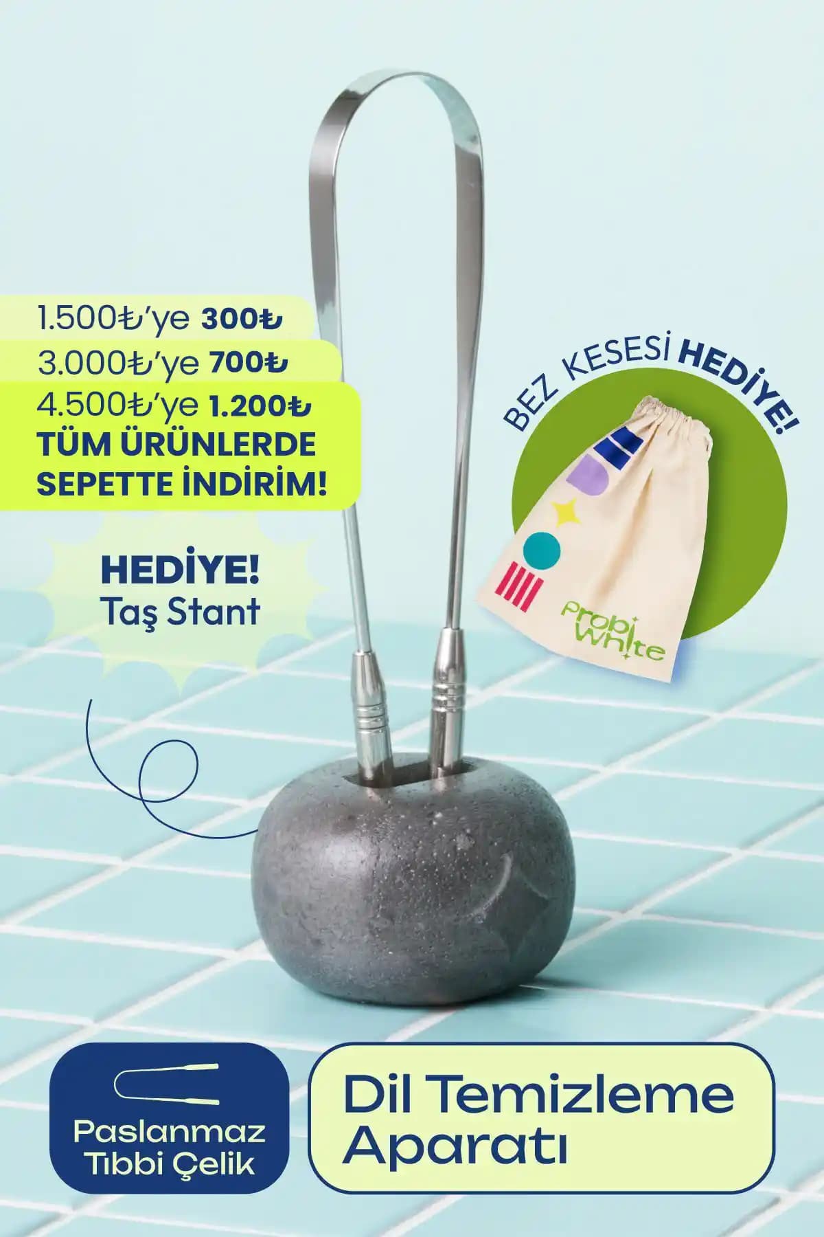 Probident Probiwhite Dil Temizleme Aparatı: Sağlıklı ve Hijyenik Ağız Bakımı İçin İdeal Seçenek