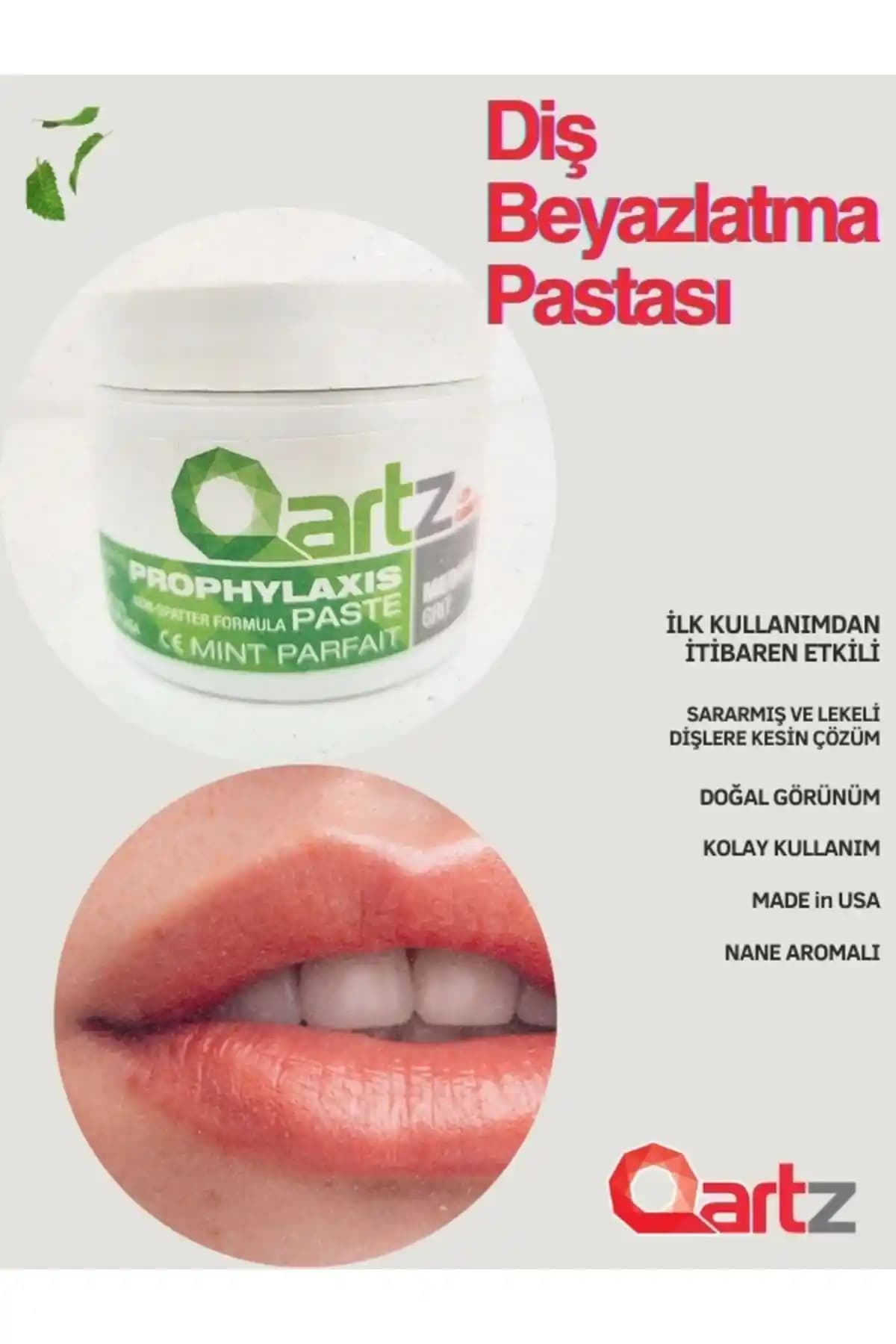 Qartz Diş Temizleme ve Beyazlatma Pastası: Sağlıklı ve Parlak Gülüşler İçin Profesyonel Seçenek