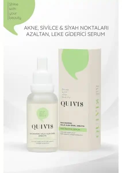 Quivis Niacinamide Serumu: Akne ve Siyah Nokta Karşıtı Cilt Bakımında Yeni Nesil Çözüm