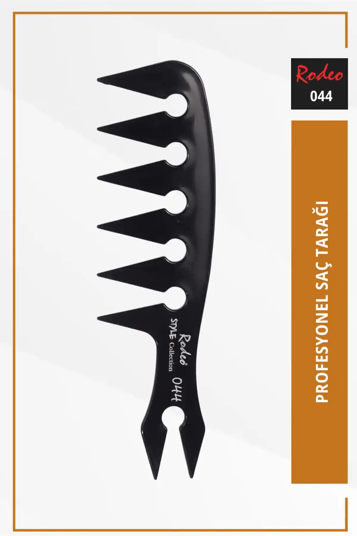RODEO Antistatik Geniş Aralıklı Wax Şekil Tarağı 044 Saç Şekillendirme ve Bakım Çözümü