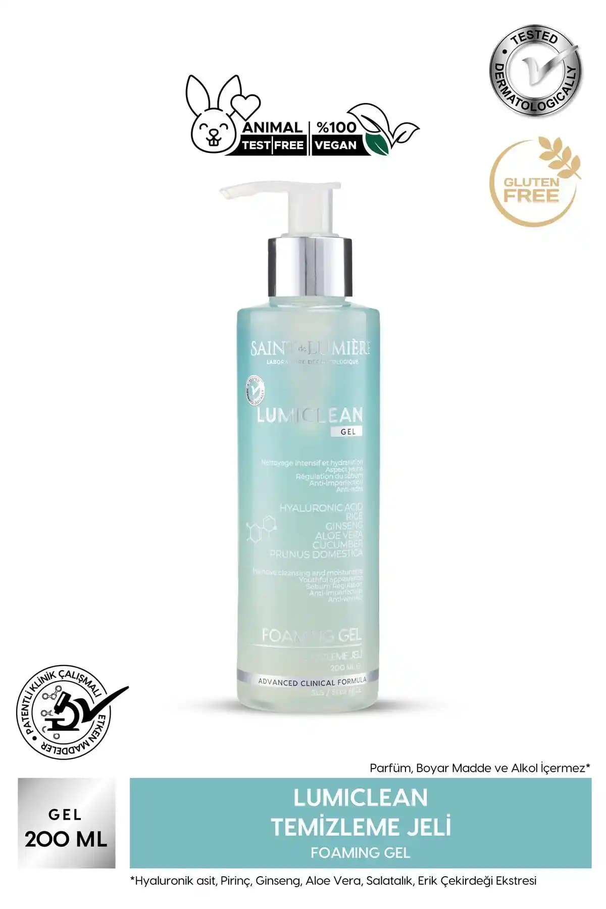 SAINT DE LUMIERE Lumiclean Nemlendirici ve Bariyer Onarıcı Temizleme Jeli İncelemesi