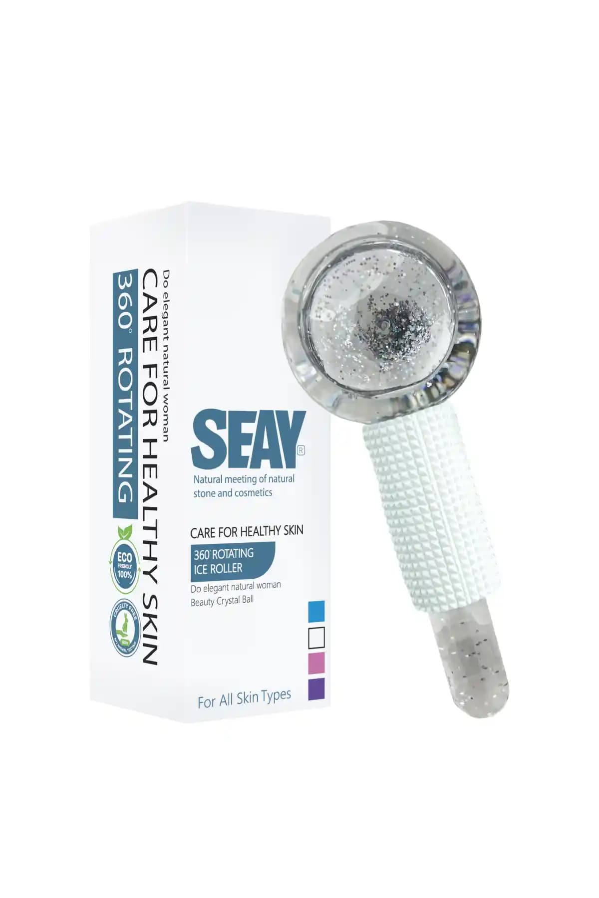 Seay Ice Globe Buz Küresi: Soğuk Terapi ve Masaj ile Cilt Yenileme Cihazı