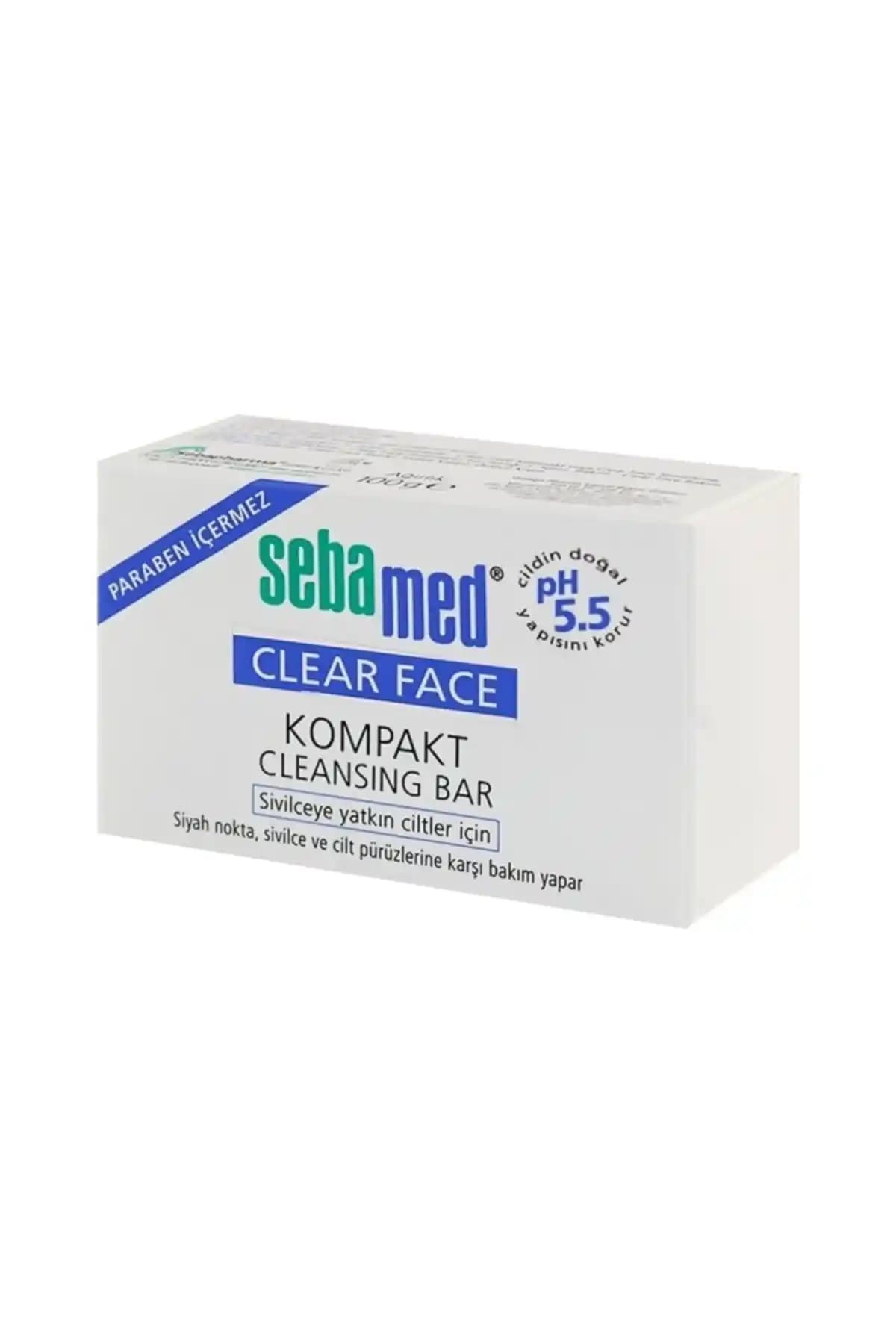 Sebamed Clear Face Kompakt Sabun Sivilceye Yatkın Hassas Ciltler İçin Güvenilir Temizlik Çözümü